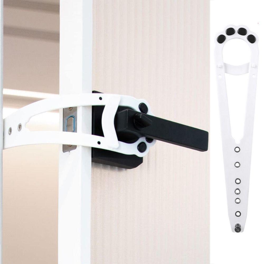 ABS Pet Door Closer Adjustable Dog Safety Door Buckle Flex-Door Strap Prevents Dogs From Entering