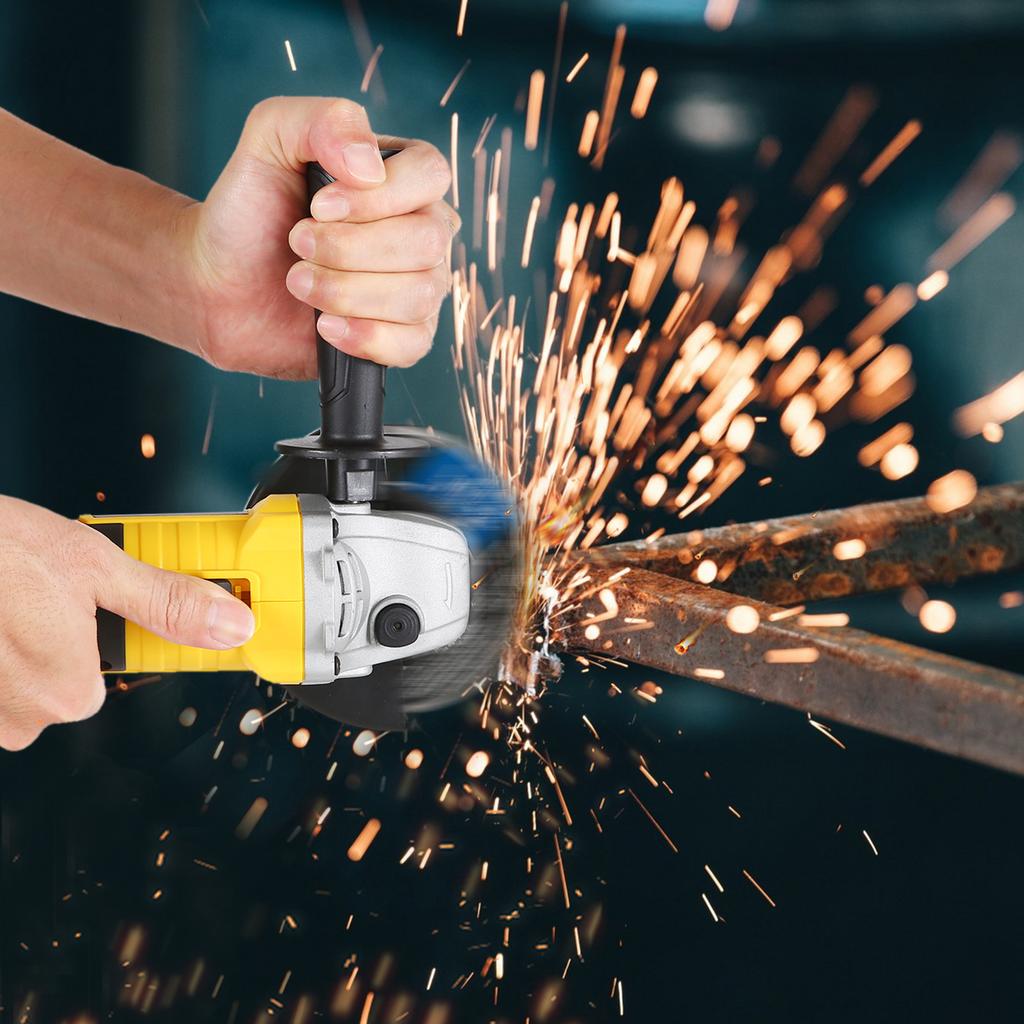 20 В, бесщеточный, 4-1/2 дюйма, 115 мм, угловая шлифовальная машина, 4,0 Ач, литий-ионная батарея, быстрая работа