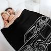 Lada Niva Throw Blanket sofa bed Blankets For Bed Thermal Plaid on the sofa Blankets