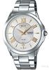 CASIO BESIDE Mod. DAY & DATE - WHITE, GOLD INDEXES BEM-130D-7AVDF
