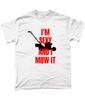 Im Sexy And I Mow It T Shirt Father Husband Gardening Joke Gift