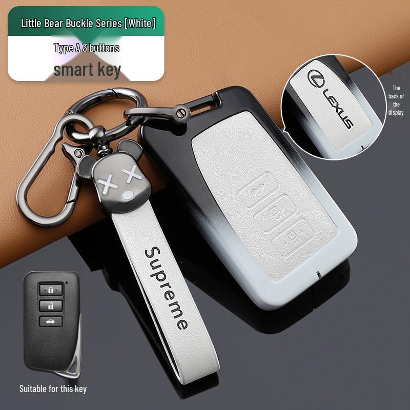 Premium Lexus Key Cover for ES200, RX300, NX200; Fits in Bags for Men & Women