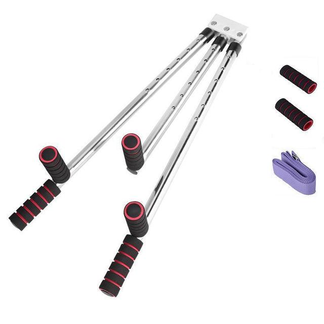 3 Bar Leg Stretcher Adjustable Split Stretching Machine Stainless Steel Home Yoga Dance Exercise Flexibility Training Equipment