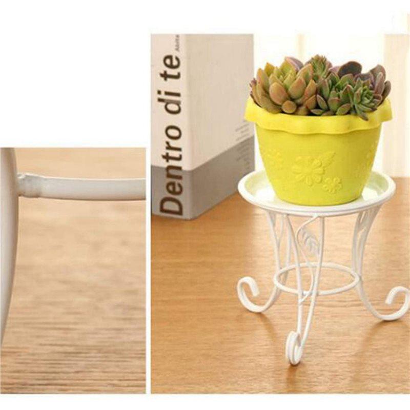 2x Цветочный табурет Металлическая подставка для цветов, Табурет в европейском стиле Балкон Напольный Сад Цветочный горшок Держатель для кашпо A