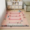 Ковер-игра с автомобильным движением на парковке, коврик для гостиной, дивана, спальни, прикроватный, входной, нескользящий, домашний декор, цветной детский коврик