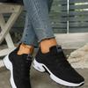 Мода 2024 года, горячая распродажа, женская обувь на шнуровке, женская вулканизированная обувь, осенняя дышащая сетчатая однотонная повседневная удобная обувь для ходьбы