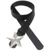 Waist Belt Adjustable Waistband Pentagram Star Belt Star Buckle Belt PU Leather Belt Waist Belt