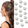 Star Hair Clips Silver Metal Hair Accessories Barrettes Hairpins Accessories for Women Headwear Snap Clip Barrettes