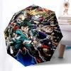 1pc My Hero Academia Outdoor Umbrella - Automatic Opening/Closing, Portable Tri-Fold Design with 8-Rib Iron Frame - Perfect Gift for Fans, Travel