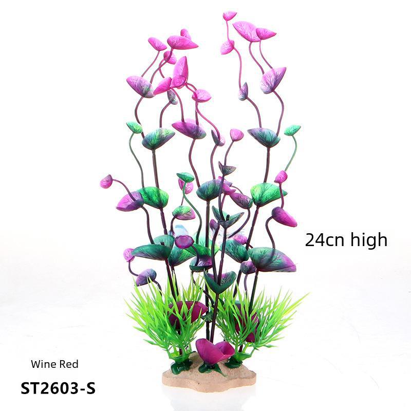 Aquarium Fish Tank Decoration: CT26-S Artificial Water Plants