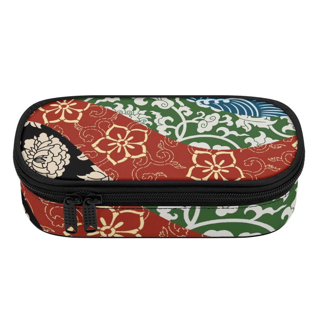 Pencil Case Practical Scratch Resistant Polyester Easy Open Zipper with Main Compartment Mesh Pocket and Pen Slots for Boys Girls