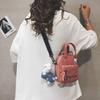 Nylon small bag 2025 new Korean version of fashion letter shoulder bag casual simple sports messenger small square bag tide