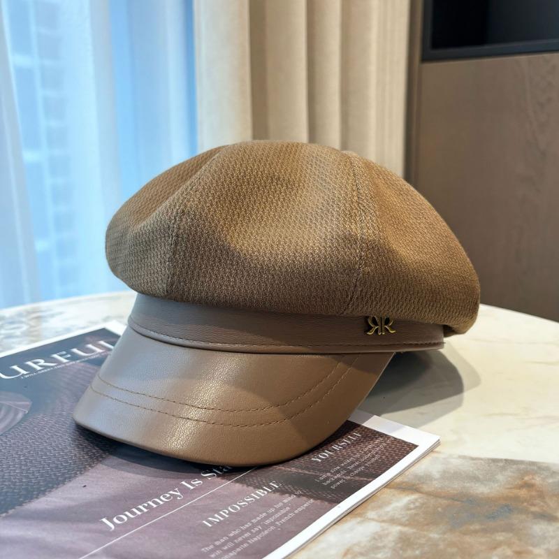 Новый детский осенне-зимний берет высокого класса, кепка-восьмиклинка с козырьком, ретро-кепка художника, кепка газетчика