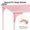 Locker Organization Accessories 15Pcs/Set Pink for School Girls, with Shelf, Dry Erase Whiteboard, Shelf Organizer Markers, Mirror, Pen Holder, Flower