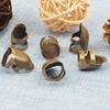 Vintage Finger Protector Needle Thimble Antique Rings For DIY Crafts Sewing Accessories Handmade Metal Stitching Tools