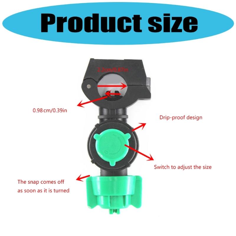 Agricultural Atomizing Sprayed Nozzles 10 Piece Set Suitable for Tractor Sprayers Enhancing Coverage Irrigation Tools