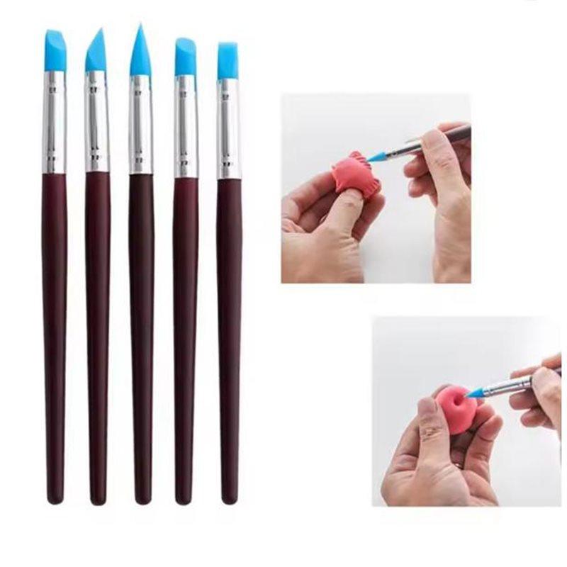 A25F-Pottery Tools 61PCS For Polymer Clay For Sculpting Tools Kit For DIY Handcraft Modeling Clay Carving Tools Set