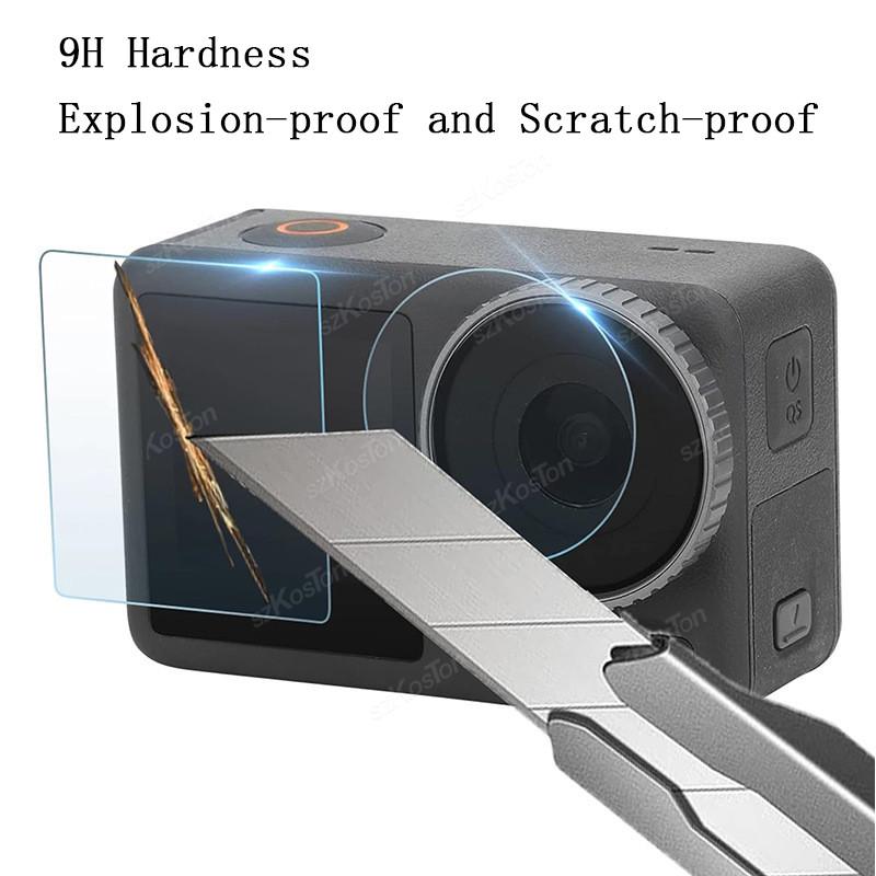 Camera Lens Dust Cover For Action 5 Pro Non Slip Silicone Lens Protection For DJI Osmo Action 5 Camera Tempered Film Accessories