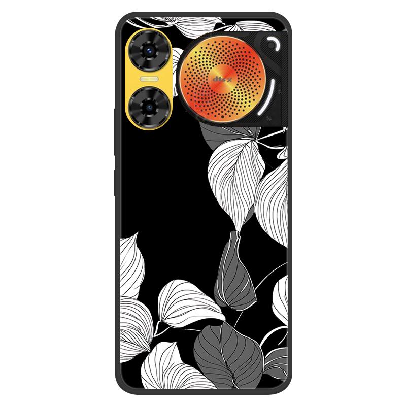 For ZTE Nubia Music 2 Case 2025 New 5G Fashion Flower Soft Silicone Shockproof Bumper For nubia Music2 5G Strip Phone Back Cover