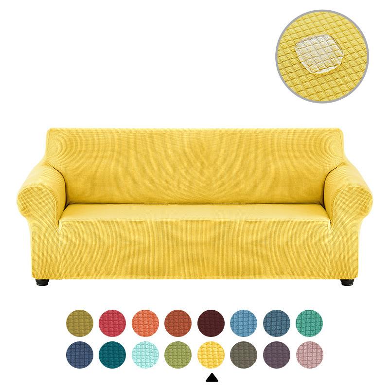 Waterproof Elastic Sofa Covers 1/2/3/4 Seats Solid Couch Cover Sofa Slip Cover Protector Bench Covers