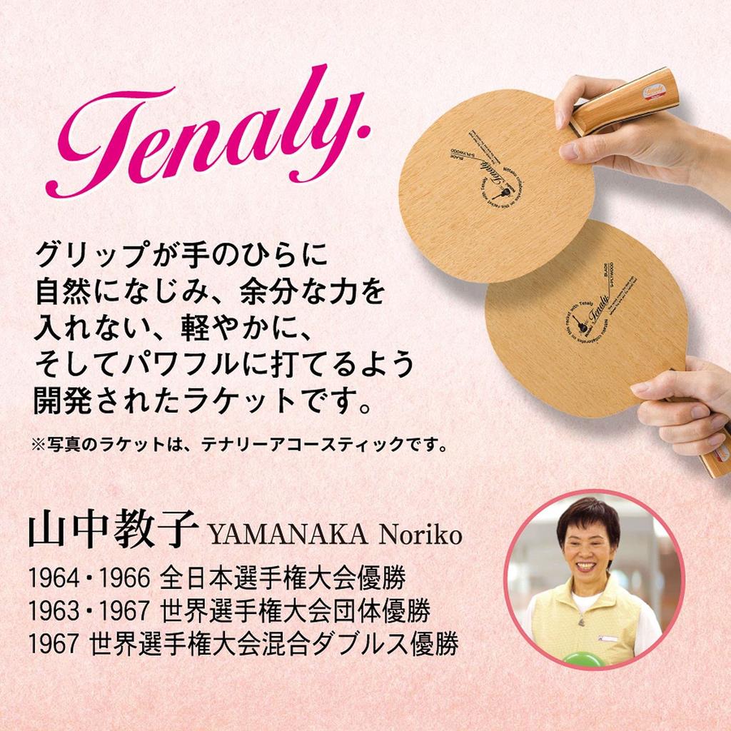 Nittaku Ракетка для настольного тенниса Tenary Carbon Shakehand Attack Специальный материал NC-0311