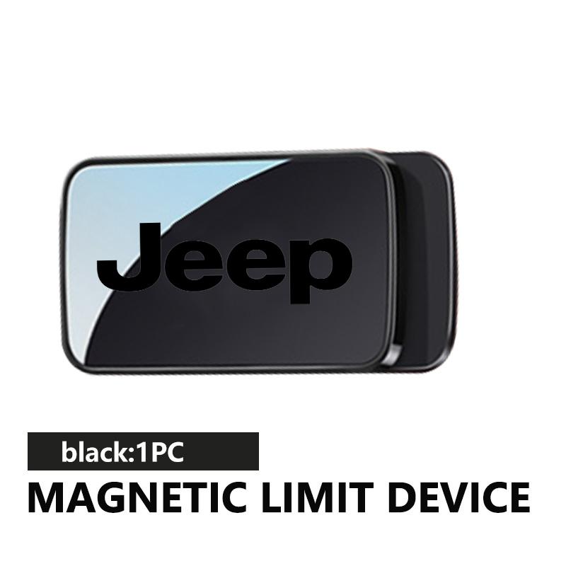 EPY1 Car Logo Seat Belt Magnetic Stabilizer Decorative Accessories For Jeep Cherokee Patriot Liberty Wrangler JK JL Commander