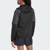 adidas Женская утепленная куртка с капюшоном Terrex Multi Hybrid FW25, для активного отдыха, с вставками из флиса, спортивная, с длинным рукавом, хлопковый пальто JC5180