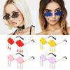 Fashion Funny Cloud Shaped UV400 Clouds Tassel Sunglasses Rimless Sunglasses Disco Glasses Steampunk Sunglasses