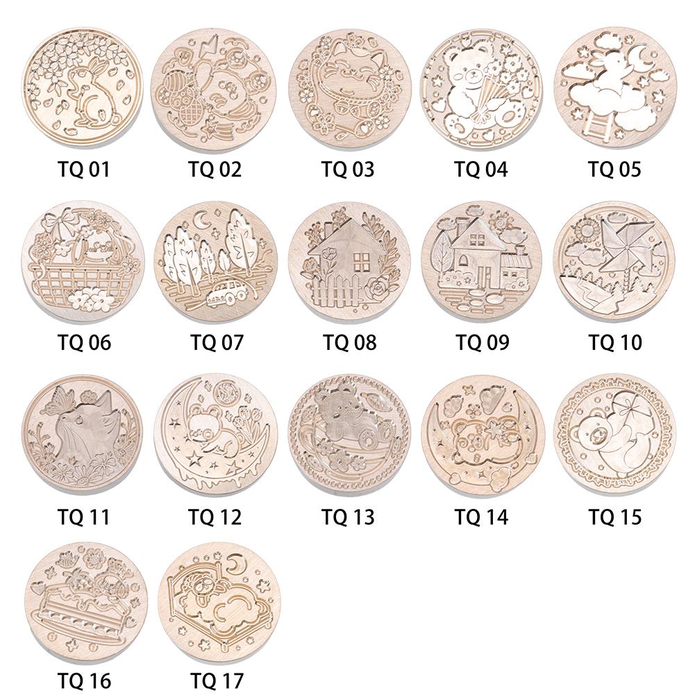 Медная голова серии животных, сделай сам, ручная учетная запись, эмалированная медная голова для свадебной открытки