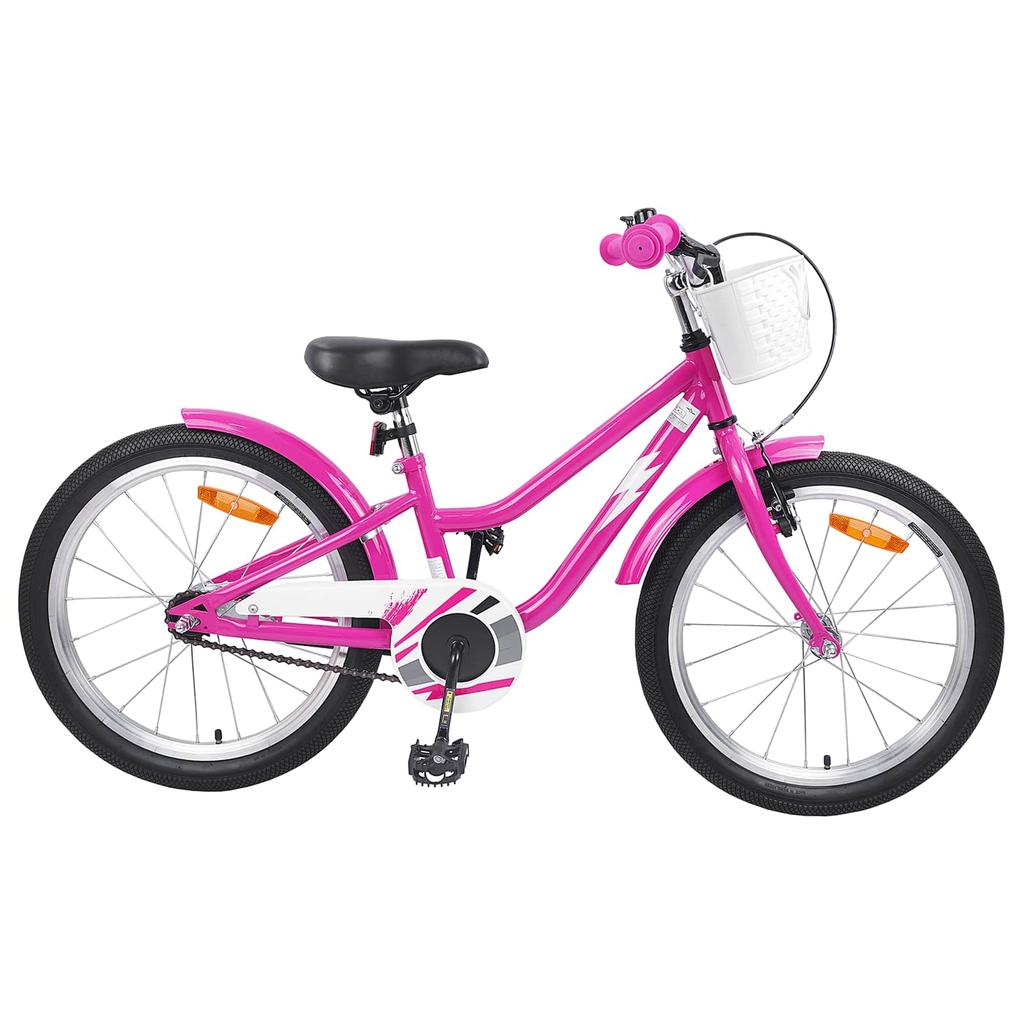 Kids Bicycle 18 Inches for Ages 5 7 Dark Pink