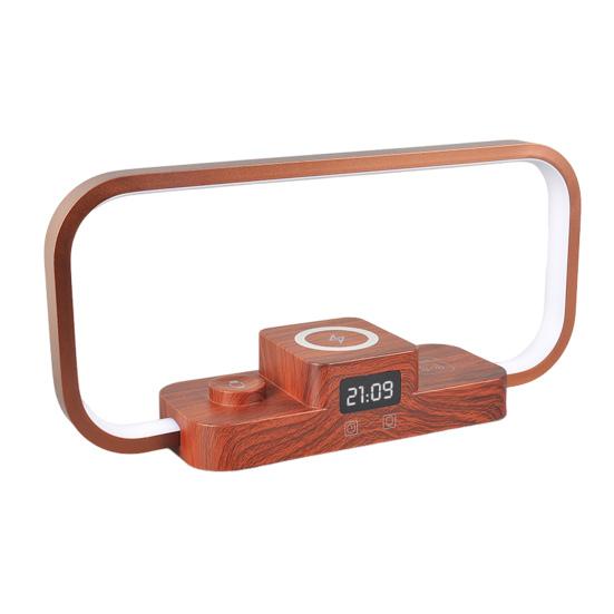 3-In-1 Bedside Lamp with Wireless Charger Nightstand Lamp USB Charging Desk Light for Nightstand Bedroom