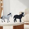 Handicraft Animal Model Figurine Lovely Simulation Donkey Toy