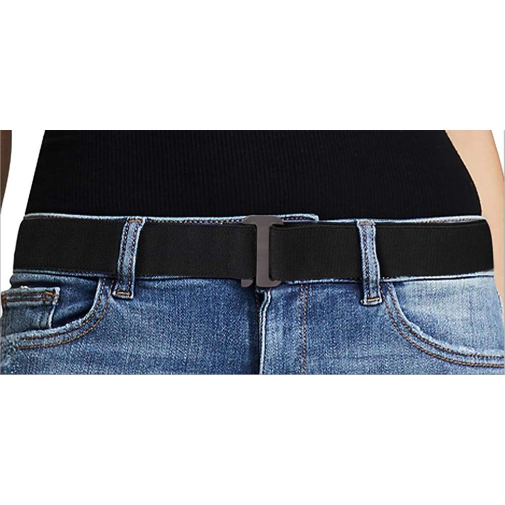 Вязаный эластичный свитер с подворачивающимся поясом и пряжкой, пояс для подворачивания, модные эластичные пояса для мужчин и женщин