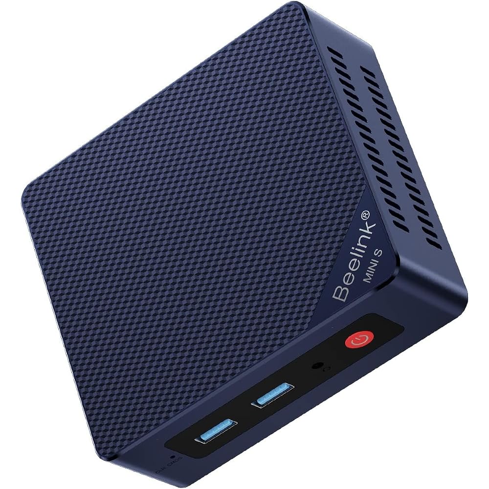 Мини-ПК Beelink Mini-S12 с процессором Intel Alder Lake N95, 12 ГБ ОЗУ, 480 ГБ SSD