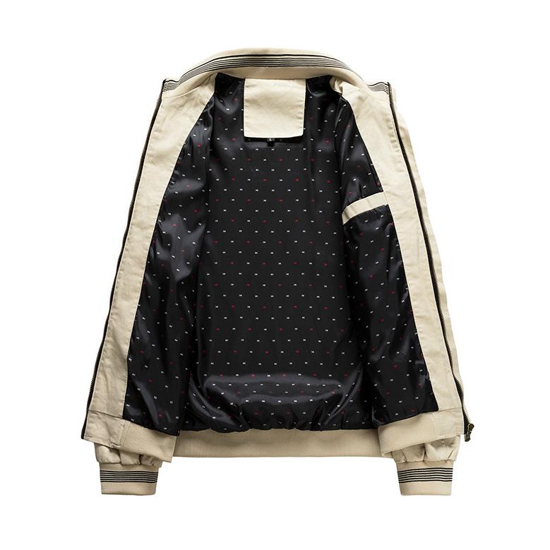 Pure Cotton Washed Jacket Men's Casual Men's Jacket Men's Large Size European and American Baseball Uniform