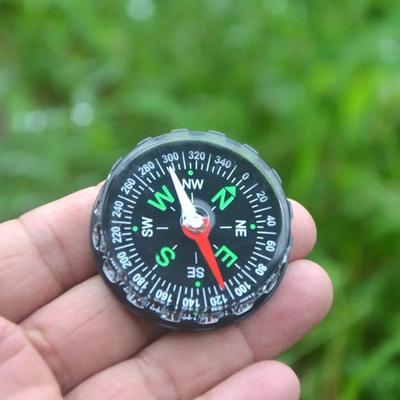 Мини-компас ABS для кемпинга, пешего туризма, карманный компас, подвеска, портативная навигация, альпинизм, езда, детский подарок, снаряжение для выживания на открытом воздухе