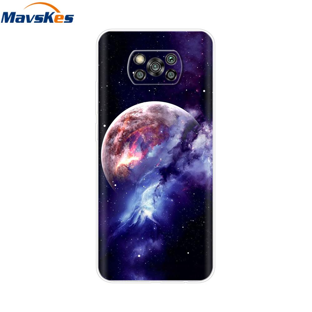 Чехол для Poco X3 NFC Мультяшный Расписной Чехол для Poco X3 Pro Силиконовый Мягкий ТПУ Чехол для Телефона для Xiaomi Poco X3 NFC Pocox3 Pro Fundas