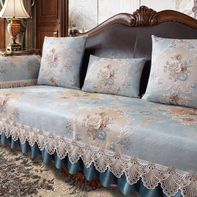 Роскошная европейская нескользящая подушка и чехол для дивана из натуральной кожи