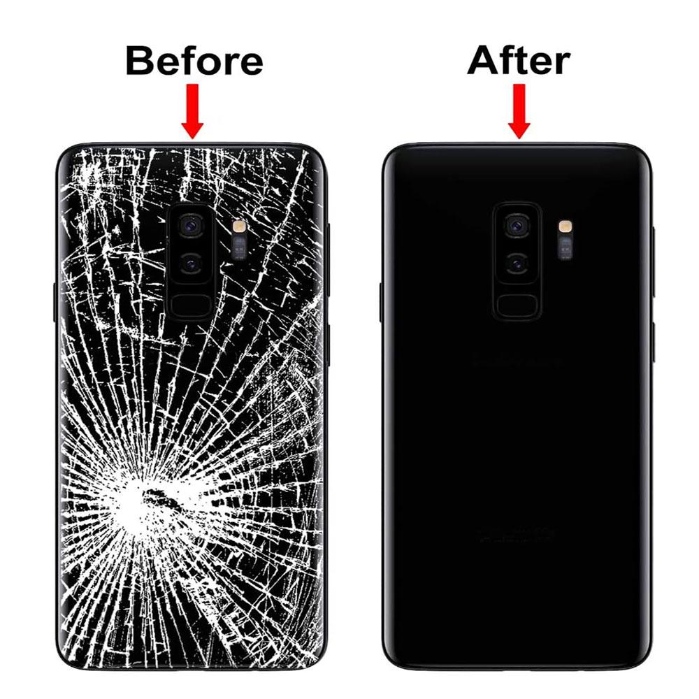 Задняя крышка стекло корпус дверь + рамка линза для Samsung Galaxy S9 Plus