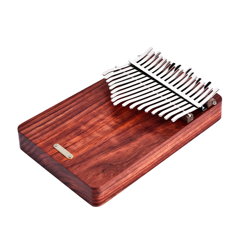 LINGTING K17A 17-клавишное портативное пианино для большого пальца Kalimba Mbira Sanza Padauk Matetial с сумкой для хранения