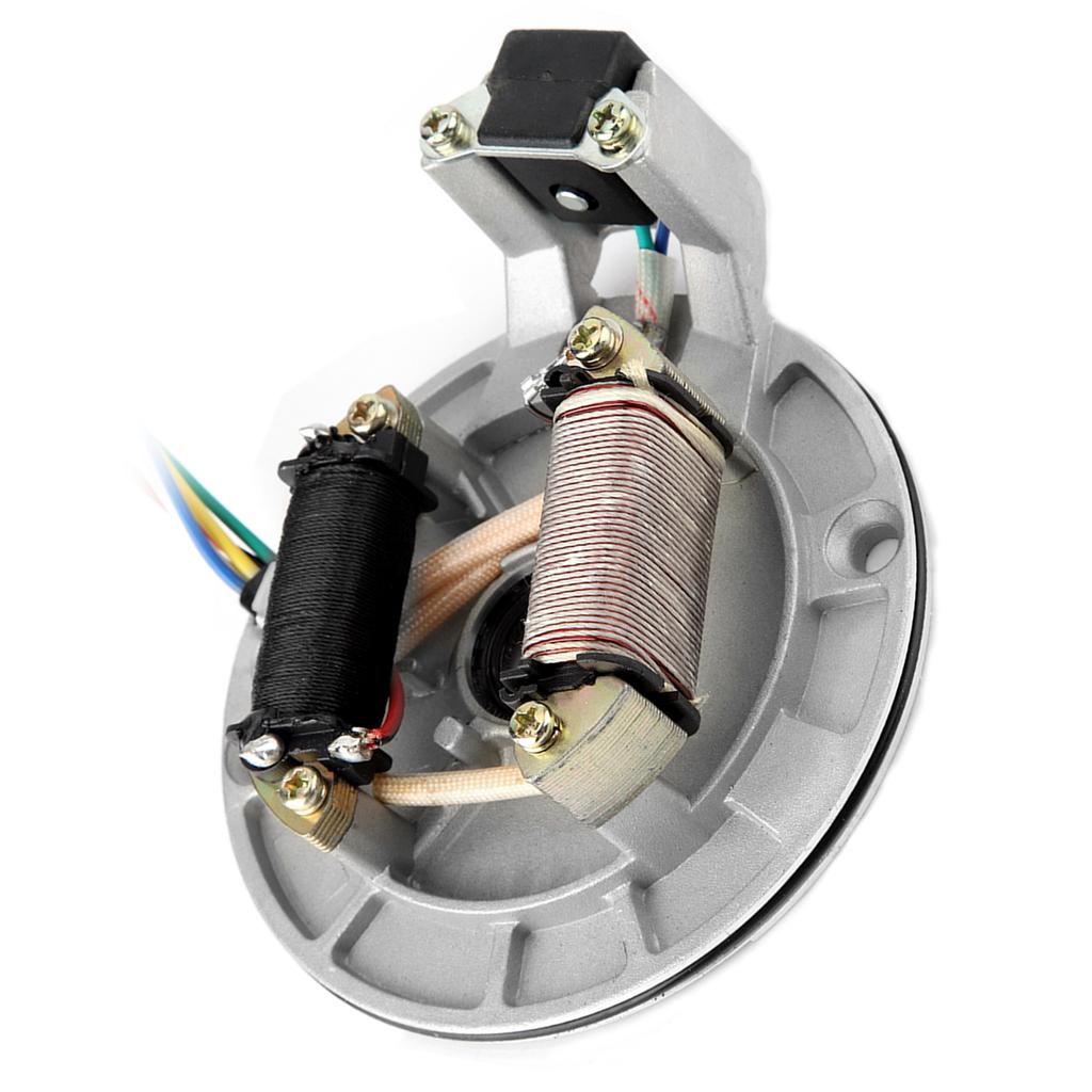 JH70 Пластина статора Пикап Магнето Катушка зажигания Ротор для Питбайка 70cc 90cc 110cc 125cc