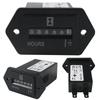 DC 10-80V Hour Counter Professional Engine Hourmeter Sealed Hour Meter Counter for Diesel Engine Generator Boat Motorcross Truck