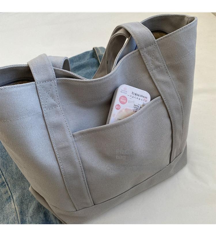 Холщовая сумка Женская сумка через плечо Большая сумка