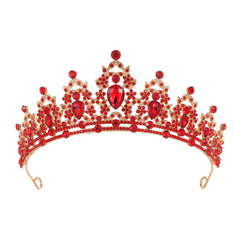Свадебная тиара барочная корона со стразами детская принцесса корона свадебные аксессуары для волос аксессуары для платья