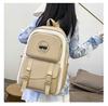 Four-Pieces Backpack Set Student Schoolbag Color Block Women's Large Capacity Backpack Campus Backpack