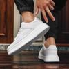 Fashion White Casual Men's Board Shoes Classic Thick Bottom Versatile Style Outdoor Street Walking Daily Youth Sports Quality Shoes