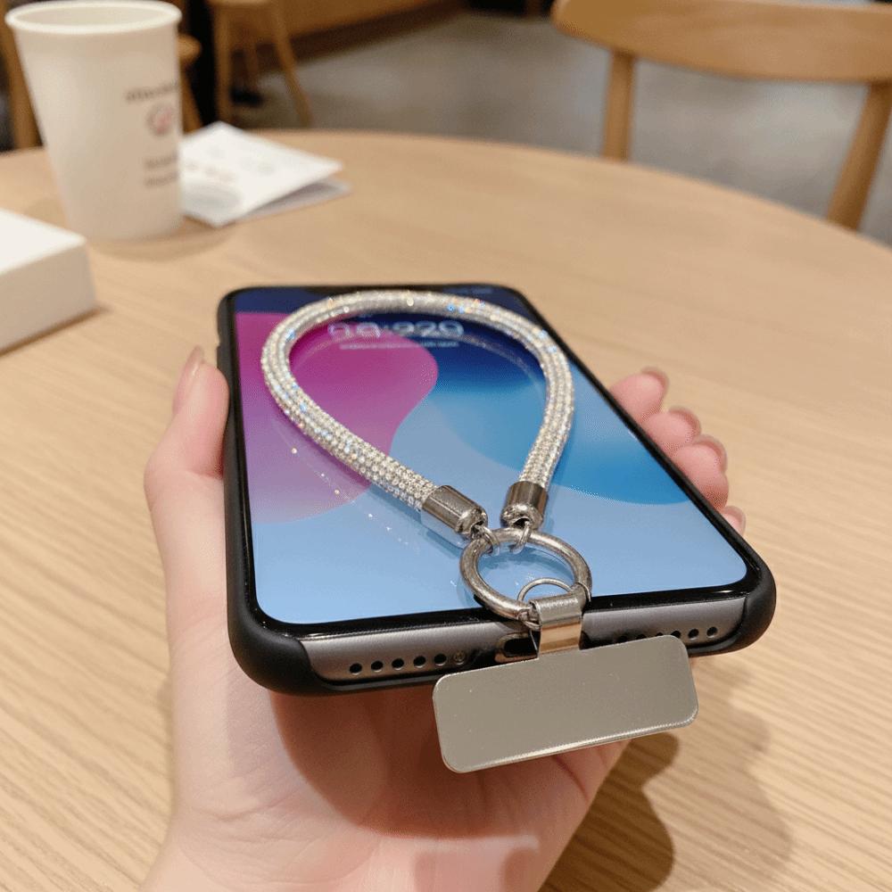 Luxury Phone Lanyard Metal Clip Universal Phone Lanyard Full Lanyard Wrist Wear
