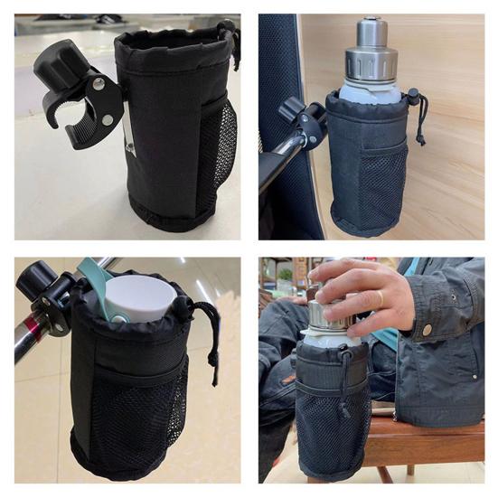 Изолированный держатель для чашки из ткани Оксфорд со сливным зажимом для велосипеда, лодки, квадроцикла, водостойкий держатель для напитков для приключений на открытом воздухе