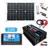 Solar Panel System 18V 20W Solar Panel 30A Charge Controller with Dual USB Car Solar Inverter Kit