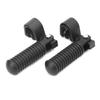 Pair of Motorcycle Foot Pegs Clamp Footrest Mount for 1in Engine Crash Bar Guard